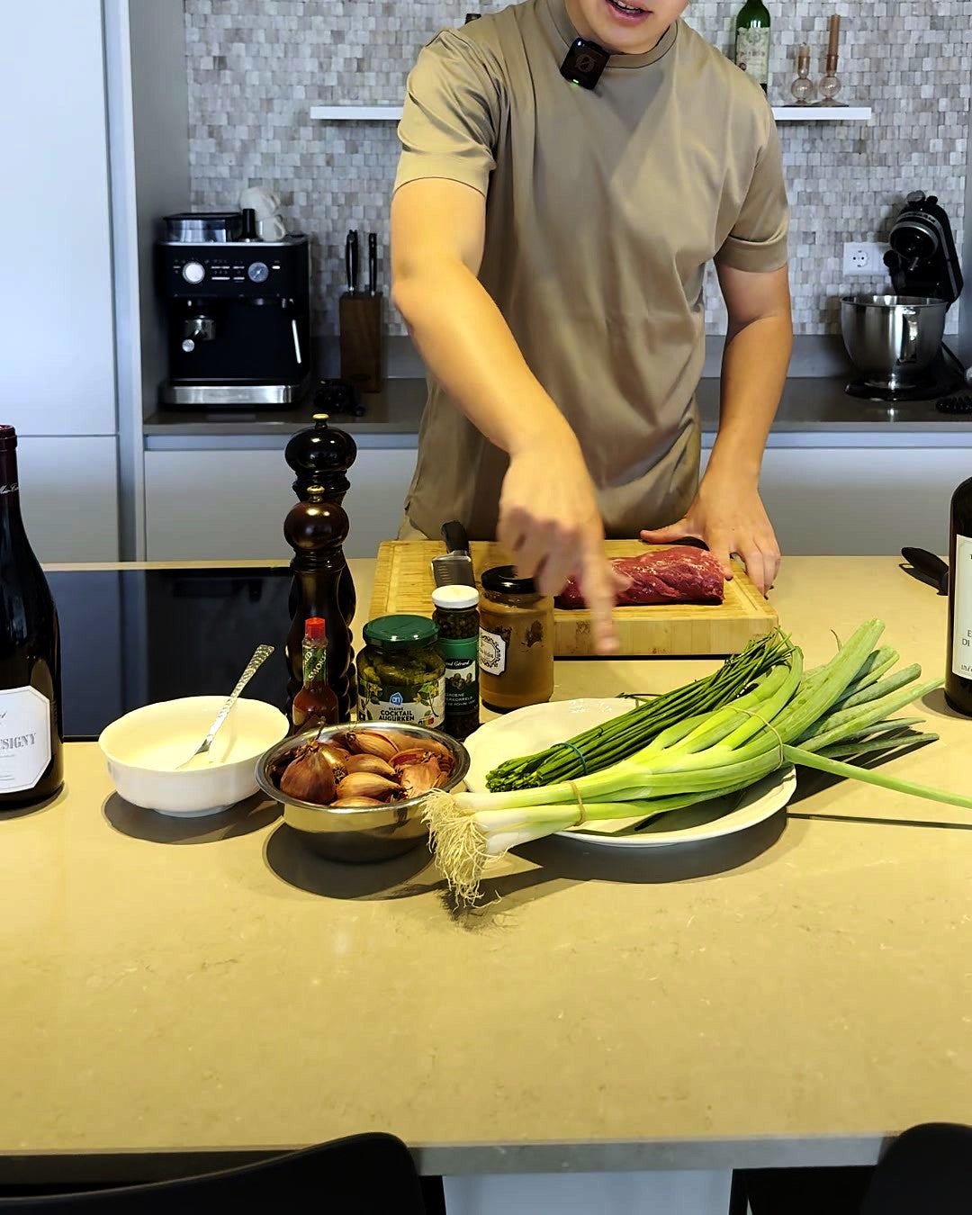 De ingrediënten voor Steak tartaar van ossenhaas