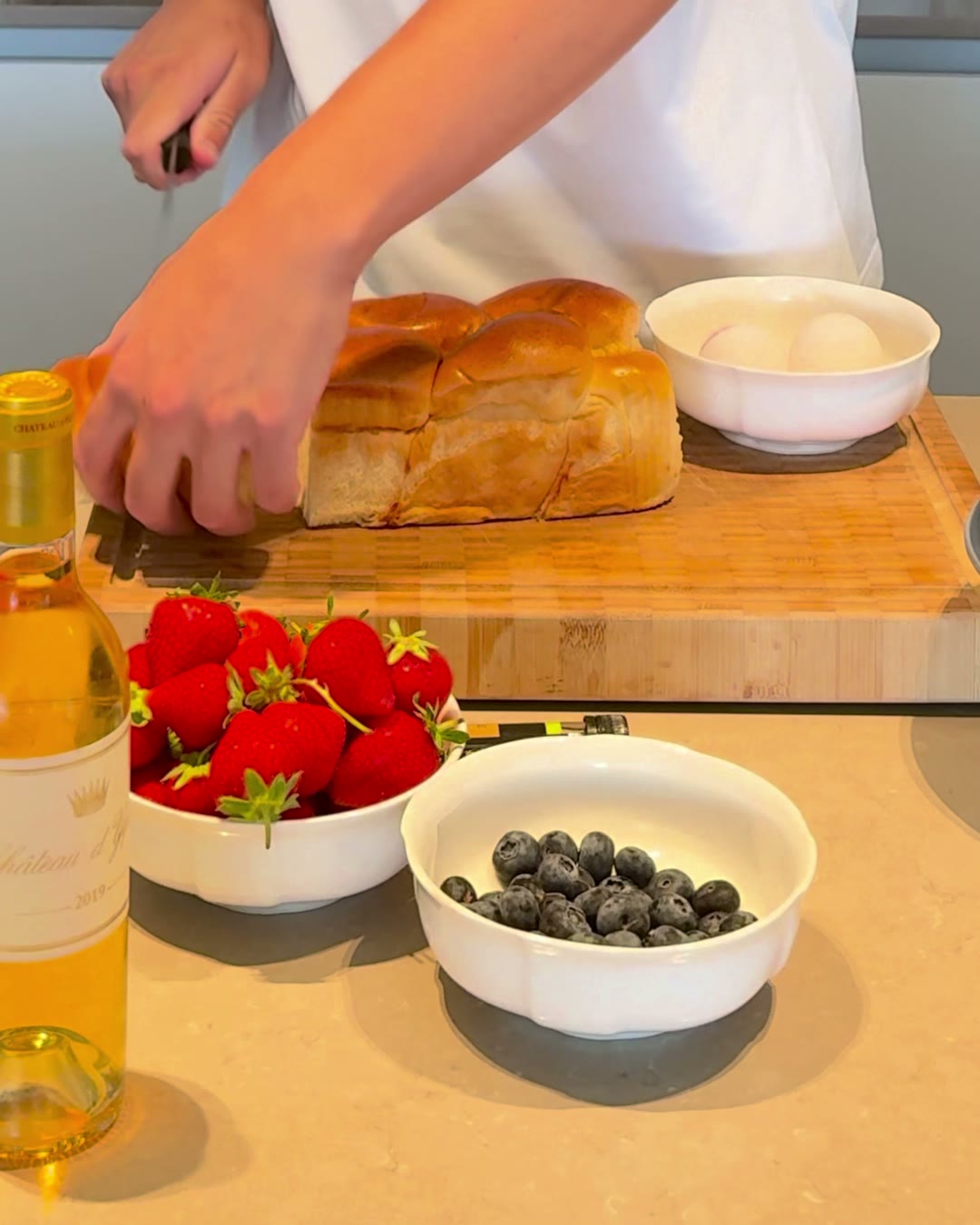De ingrediënten voor Wentelteefjes met mascarpone en rood fruit
