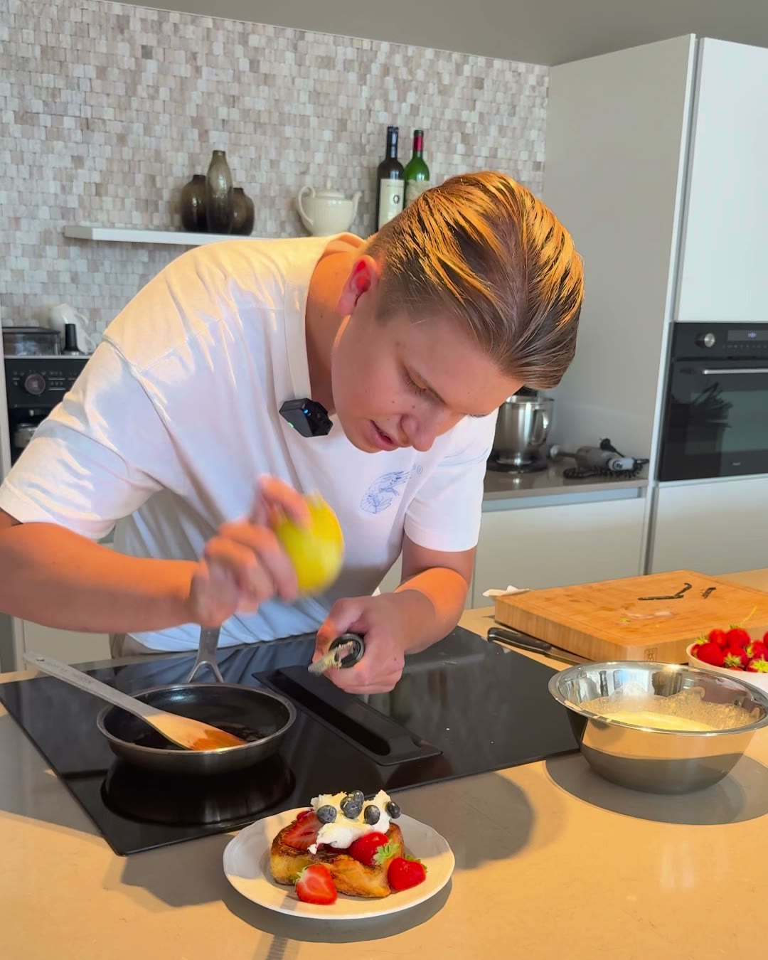 Wentelteefjes met mascarpone en rood fruit